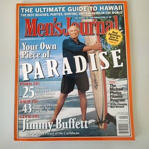 Vintage Men's Journal Magazine Jimmy Buffett January 2005